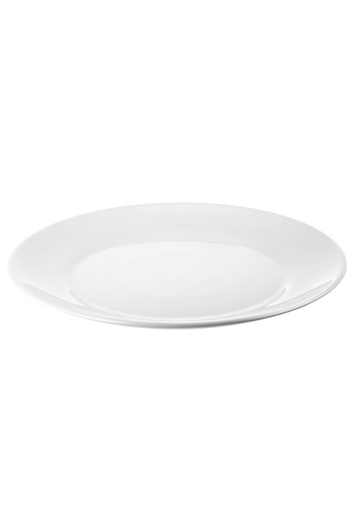 6 Kişilik 19 cm Temperli Cam Pasta Tabağı