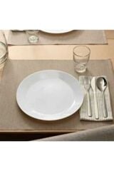 6 Kişilik 19 cm Temperli Cam Pasta Tabağı