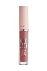 Nude Look Natural Shine Lipgloss No:04 Peachy Nude - Dudak Parlatıcısı