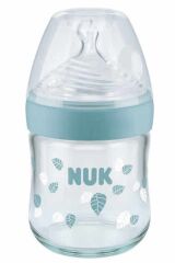 Nature Sense Cam Biberon Damaklı Silikon Emzikli 120 Ml(0-6ay)orta Akış-yeşil