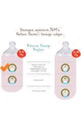 Nature Sense Cam Biberon Damaklı Silikon Emzikli 120 Ml(0-6ay)orta Akış-yeşil