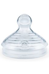 Nature Sense Cam Biberon Damaklı Silikon Emzikli 120 Ml(0-6ay)orta Akış-yeşil