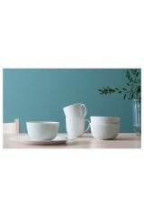 Beyaz Ofantlıgt 13 Cm Feldispat Beyaz Kase 6'lı Set 10319026 13 cm Çorba Kasesi 6 Parça Porselen 50