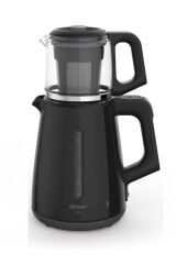 Ar3061 Çaycı Siyah 1700 W Cam Demlikli Çay Makinesi 833810