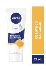 Koruyucu El Bakım Kremi Balmumu 75ml, Nemlendirici, Yumuşak Cilt, Gül Kokusu, Yapışkan His Bırakmaz