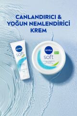Soft Nemlendirici Vücut Bakım Kremi 75ml, Jojoba Yağı, E Vitamini, Yüz Vücut El, Yumuşak Cilt Hissi