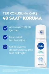 Kadın Pump Sprey Deodorant 75ml, 48 Saat Ter Koruması, Uzun Süren Ferahlık, Okyanus Özleri Esansı
