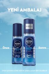 Men Erkek Pump Sprey Deodorant Fresh Active 75ml, Ter Ve Ter Kokusuna Karşı 48 Saat Koruma