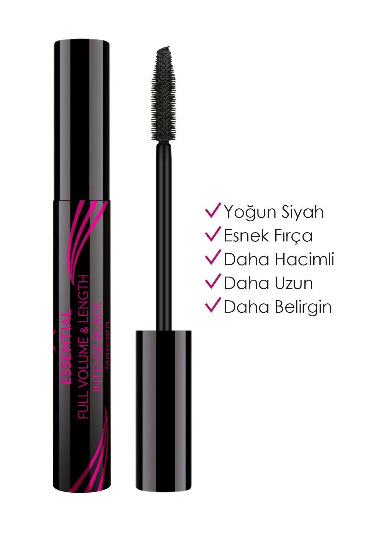 Essential Full Volume & Lenght Mascara - Intense Black - Hacim Veren Maskara