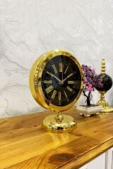25X20 Cm Gold Metal Masa Saati Masa Dekorasyonu Ev Ofis Masa Aksesuarı