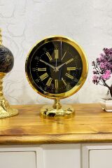 25X20 Cm Gold Metal Masa Saati Masa Dekorasyonu Ev Ofis Masa Aksesuarı