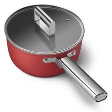 Smeg Cookware 50's Style CKFS2011RDM Sos Tenceresi 20 cm Kırmızı