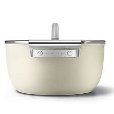 Smeg Cookware 50's Style CKFC2411CRM Tencere 24 cm Krem