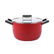 Smeg Cookware 50's Style CKFC2611RDM Tencere 26 cm Kırmızı