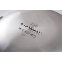 Le Creuset Wok Magnetik Paslanmaz Çelik 30 cm