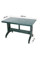Plastik Ayaklı Masa 70x120x76 Cm ( Ayakları Katlanır)