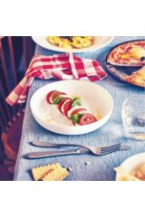 Friend's Time Mezze 21 Cm Servis Tabağı Beyaz 6'lı