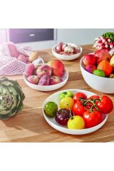 Friend's Time Mezze 21 Cm Servis Tabağı Beyaz 6'lı