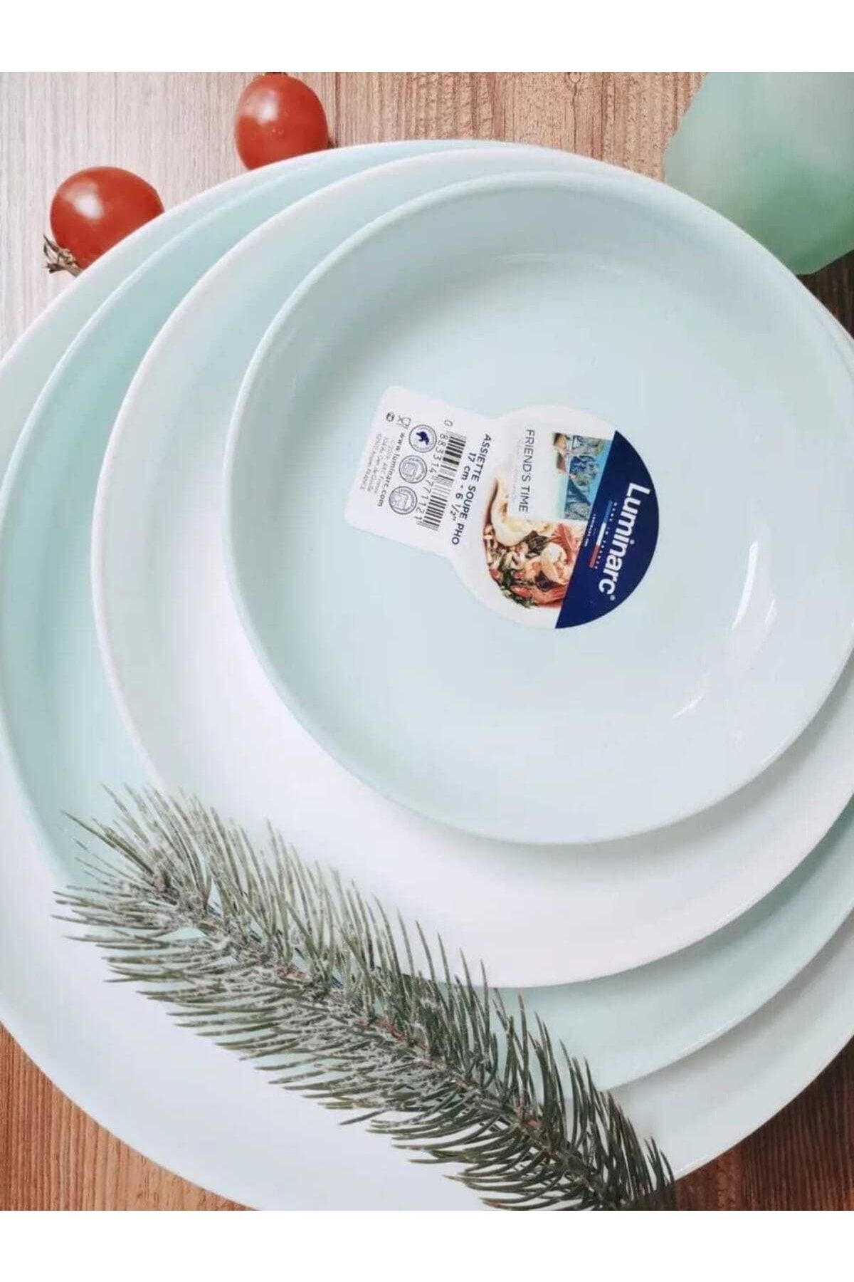 24 Parça Servis Yemek Takımı Beyaz