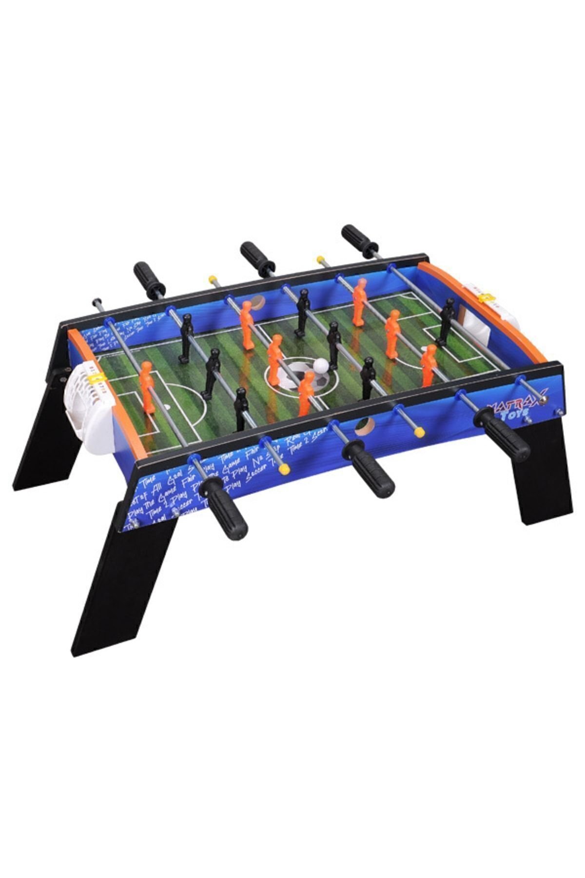 Jetonsuz Ahşap Masa Maçı Ayaklı 3 Kollu Langırt - Orta Boy 2 Ayaklı Çok Renkli 30-60 cm 4 Kg Camsız
