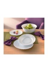 Trianon White Beyaz Çukur Yemek Tabağı 6 Adet